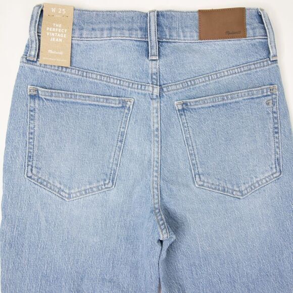 NEW Madewell The Perfect Vintage High Waist‎ Jeans in Marian Wash, size 25 - Picture 13 of 16